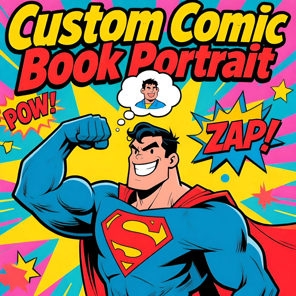Custom Comic Book Portrait